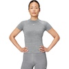 Nike Women’s Victory Baselayer Dri-FIT Fitness Short Sleeve Top(Smoke Grey/Heather/White)