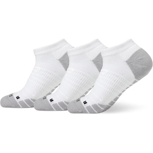 Nike Everyday Max Cushioned Training No-Show Socks 3-Packs | Mens Womens(White/Wolf Grey/Black)