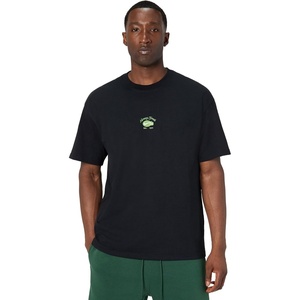Nike Men’s Basketball T-Shirt; Front and Back Graphic Tee Shirt(Black)