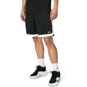 Nike Men’s DNA Academy Dri-FIT 8″ Basketball Shorts(Black/White/White/White)