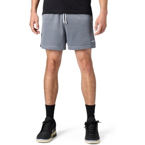 Nike Men’s Dri-FIT 5″ Mesh Basketball Shorts(Cool Grey/White)