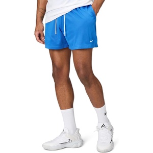 Nike Men’s Dri-FIT 5″ Mesh Basketball Shorts(Light Photo Blue/White)