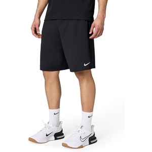 Nike Men’s Dri-FIT Flex 9″ Workout/Training Shorts(Black/White)