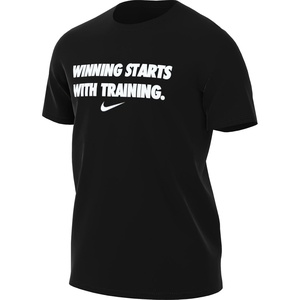 Nike Men’s Dri-fit ‘Winning’ Graphic T-Shirt(Black)