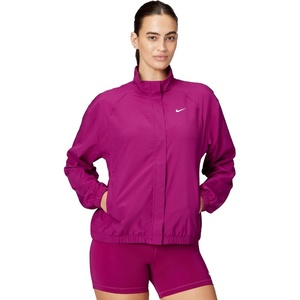 Nike Women’s Nike One Dri-FIT Woven Jacket(True Berry/White)