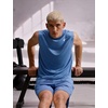 Nike Men’s Dri-fit Legend Sleeveless Fitness T-Shirt(Indigo Storm/White)