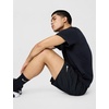 Nike Men’s Form Dri-FIT 7″ Workout Shorts; Unlined Training Shorts(Black/White)