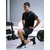 Nike Men’s Form Dri-FIT 7″ Workout Shorts; Unlined Training Shorts(Black/White)