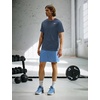 Nike Men’s Form Dri-FIT 7″ Workout Shorts; Unlined Training Shorts(Indigo Storm/Black)