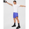 Nike Men’s Form Dri-FIT 7″ Workout Shorts; Unlined Training Shorts(Persian Violet/Black)