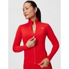 Nike Women’s One Fitted Dri-fit Full-zip Jacket(Light Crimson/White)