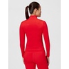 Nike Women’s One Fitted Dri-fit Full-zip Jacket(Light Crimson/White)