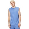 Nike Men’s Dri-fit Legend Sleeveless Fitness T-Shirt(Indigo Storm/White)