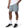 Nike Men’s Form Dri-FIT 7″ Workout Shorts; Unlined Training Shorts(Smoke Grey/Black)