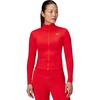 Nike Women’s One Fitted Dri-fit Full-zip Jacket(Light Crimson/White)