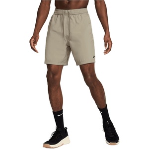Nike Men’s Form Dri-FIT 7″ Workout Shorts; Unlined Training Shorts(Light Army/Black)