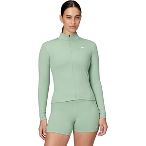 Nike Women’s One Fitted Dri-fit Full-zip Jacket(Steam/White)
