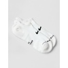 Nike Unisex Adult Everyday Elevated No-Show Socks (3-Pack) | Mens & Womens(White/Black)