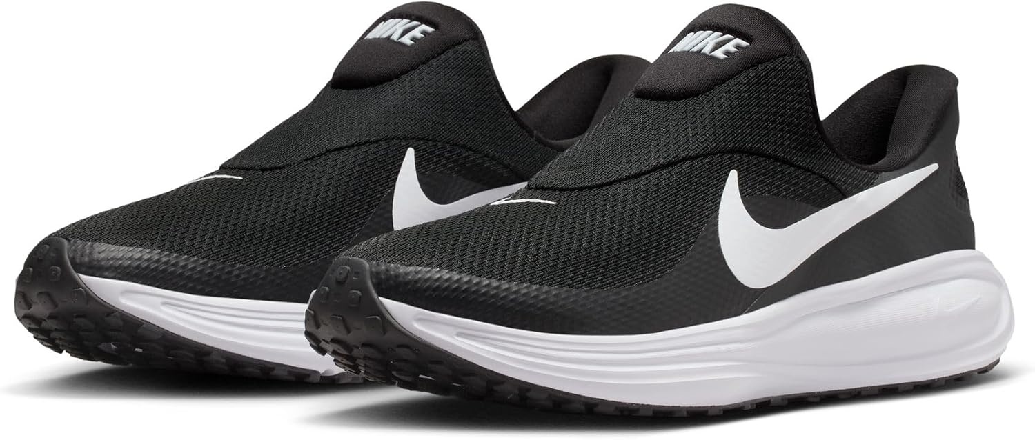 image:imageNike Mens Revolution 8 Easy On Road Running ShoesBlackWhiteAnthraciteWolf Grey