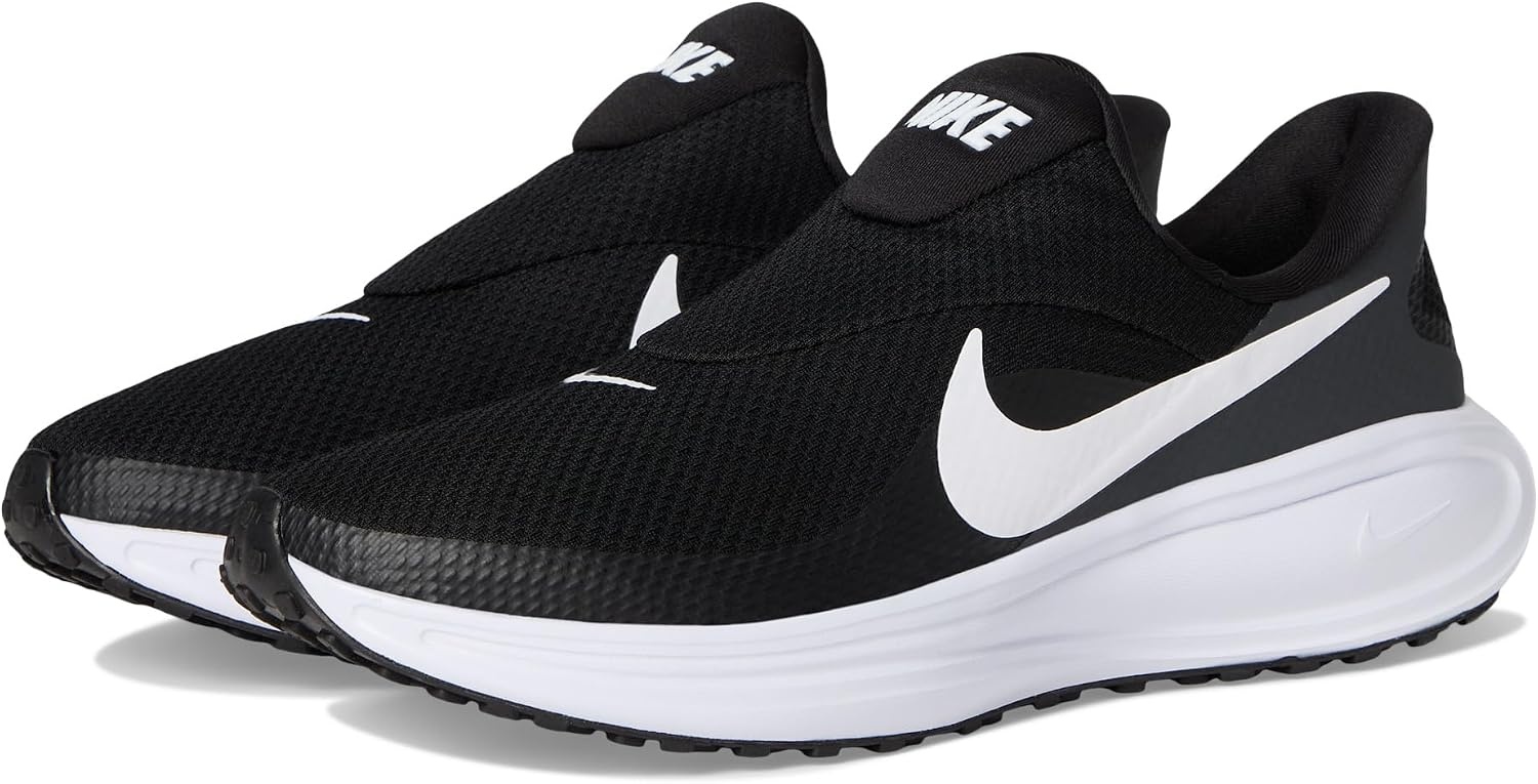 image:imageNike Mens Revolution 8 Easy On Road Running ShoesBlackWhiteAnthraciteWolf Grey