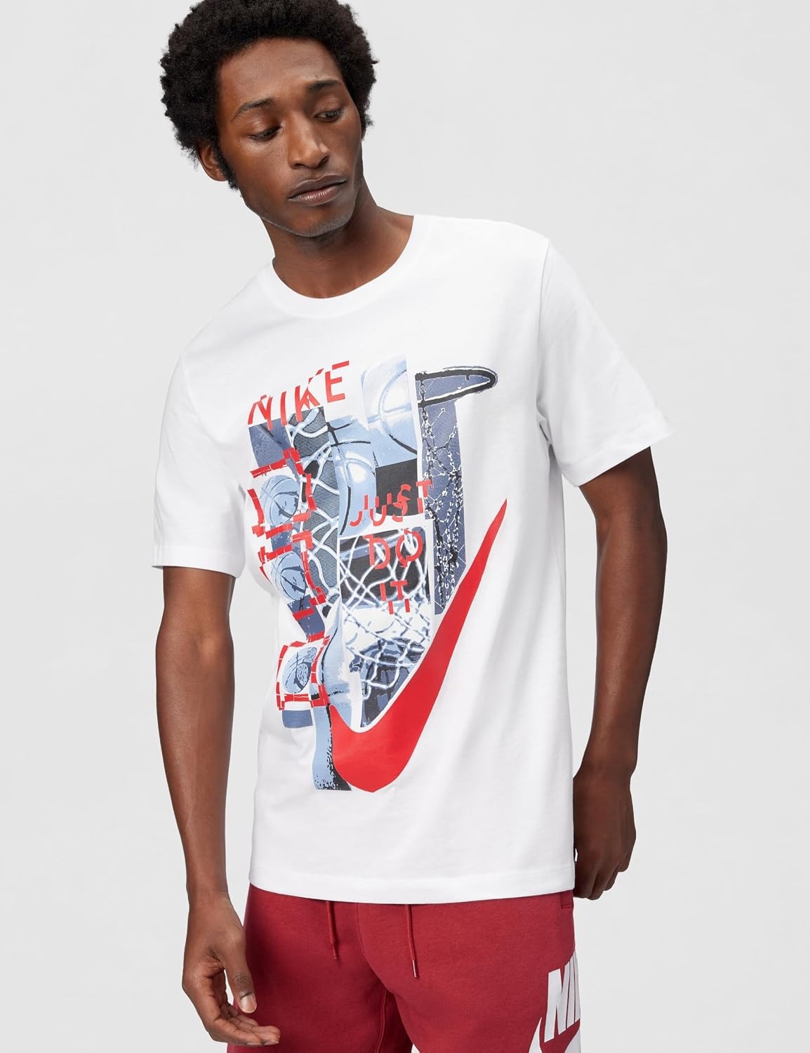 image:imageNike Mens Sportswear Basketball Graphic TShirtWhite