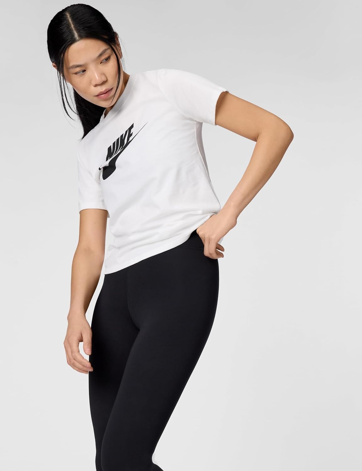 image:imageNike Womens Sportswear Classic HighWaisted 78 LeggingsBlackSail