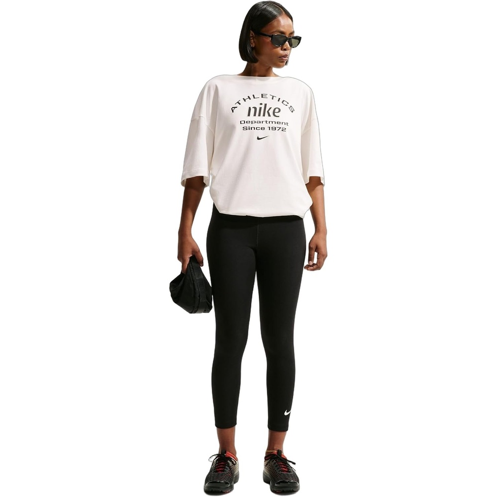 image:imageNike Womens Sportswear Classic HighWaisted 78 LeggingsBlackWhite