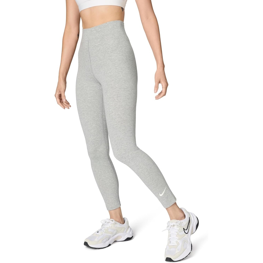 image:imageNike Womens Sportswear Classic HighWaisted 78 LeggingsDark Grey HeatherSail