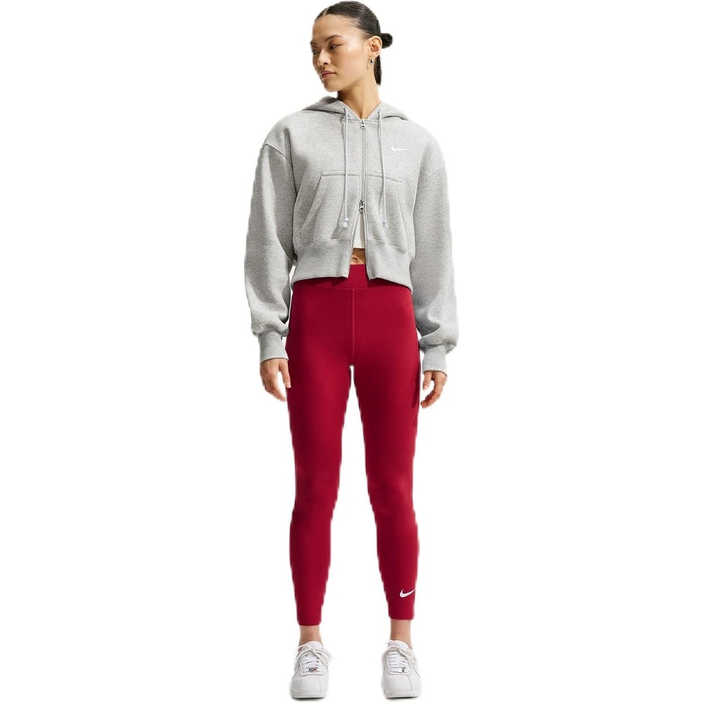 image:imageNike Womens Sportswear Classic HighWaisted 78 LeggingsTough RedWhite