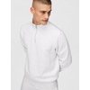 Nike Men’s Club Fleece Half Zip(Birch Heather/White/White)