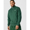 Nike Men’s Club Fleece Half Zip(Fir/Fir/White)