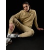Nike Men’s Club Fleece Half Zip(Parachute Beige/Parachute Beige/White)