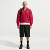 Nike Men’s Club Fleece Half Zip(Tough Red/Tough Red/White)