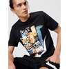 Nike Men’s Sportswear Basketball Graphic T-Shirt(Black)