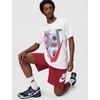 Nike Men’s Sportswear Basketball Graphic T-Shirt(White)