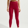 Nike Women’s Sportswear Classic High-Waisted 7/8 Leggings(Tough Red/White)
