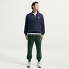 Nike Men’s Club Fleece Half Zip(Obsidian/Obsidian/White)