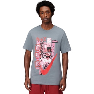 Nike Men’s Sportswear Basketball Graphic T-Shirt(Cool Grey)