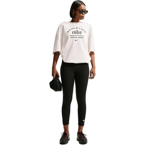 Nike Women’s Sportswear Classic High-Waisted 7/8 Leggings(Black/White)
