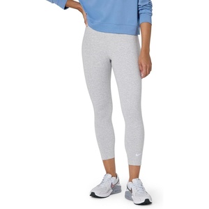 Nike Women’s Sportswear Classic High-Waisted 7/8 Leggings(Wolf Grey/Heather/White)