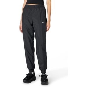 Nike Women’s Sportswear Classic Woven Protection UV Mid-Rise Loose Joggers(Black/White)