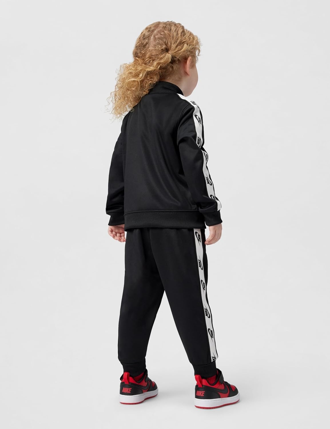 image:imageNike Kids DriFIT Logo Taping Full Zip 2Piece Outfit SetBlack