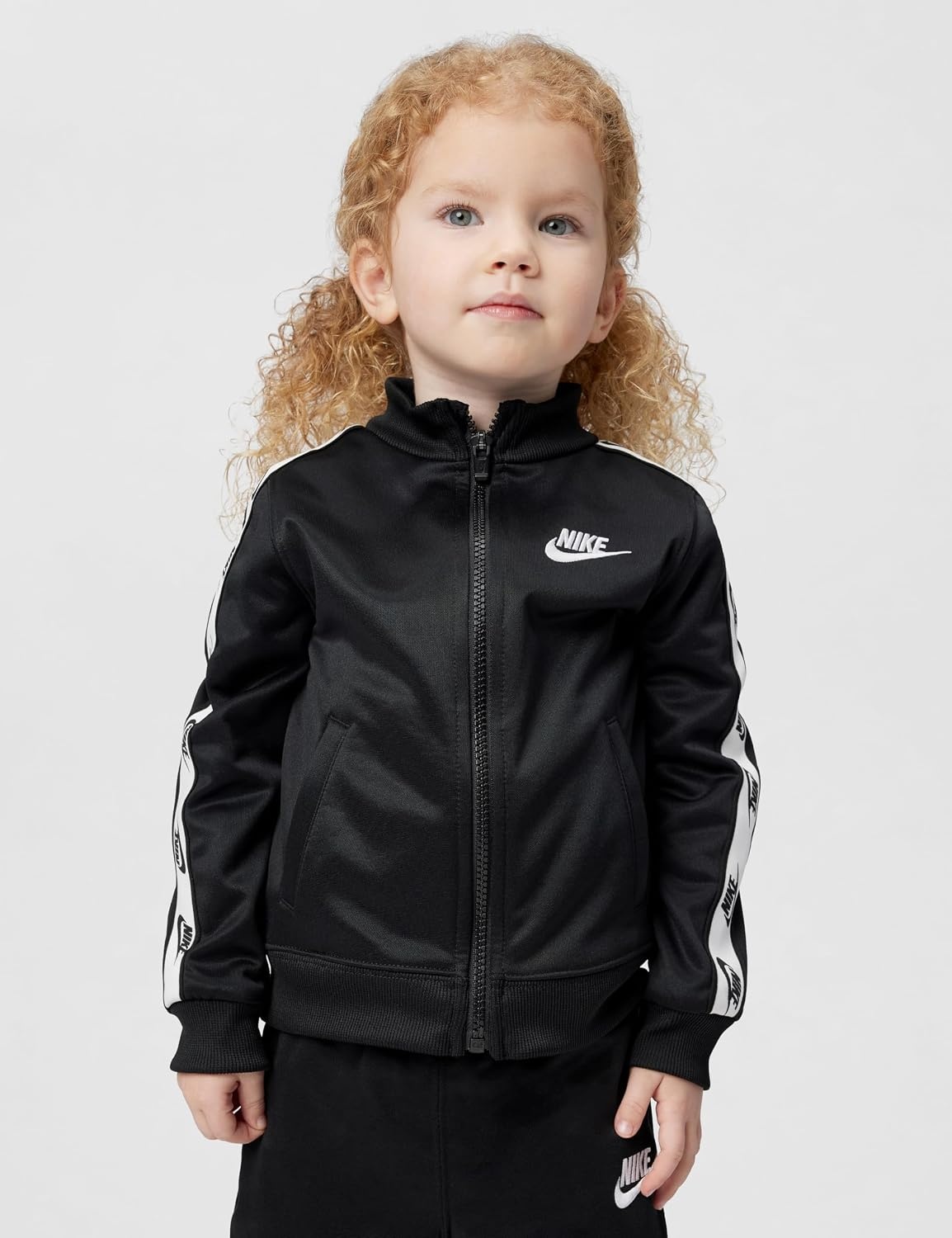 image:imageNike Kids DriFIT Logo Taping Full Zip 2Piece Outfit SetBlack