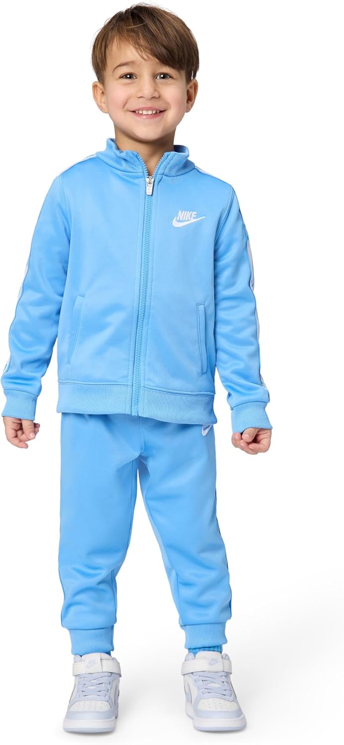 image:imageNike Kids DriFIT Logo Taping Full Zip 2Piece Outfit SetUniversity Blue