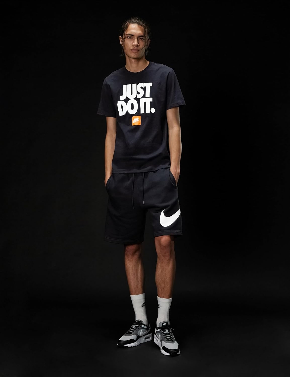 image:imageNike Mens Club Just Do It Graphic TShirtBlack