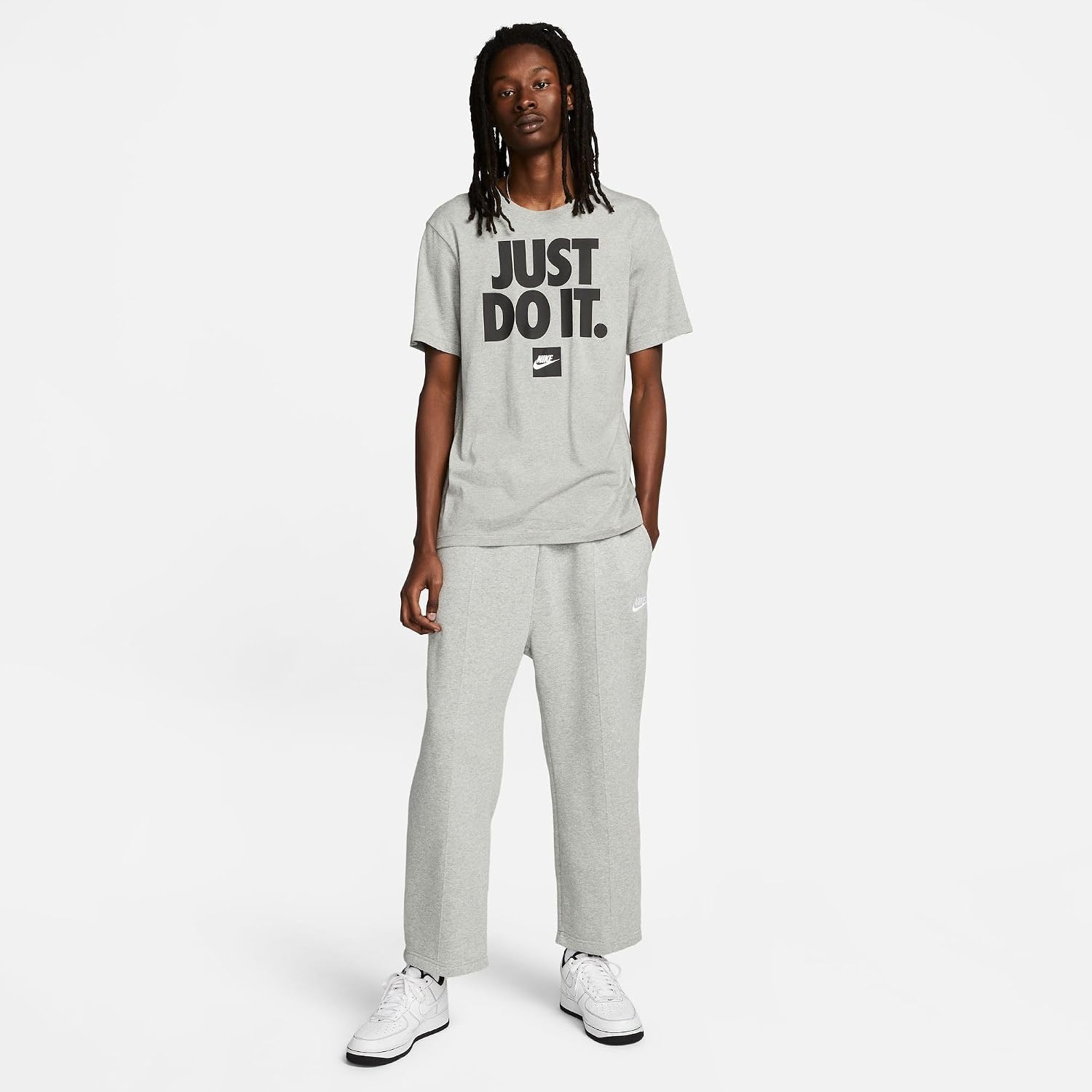 image:imageNike Mens Club Just Do It Graphic TShirtDark Grey Heather