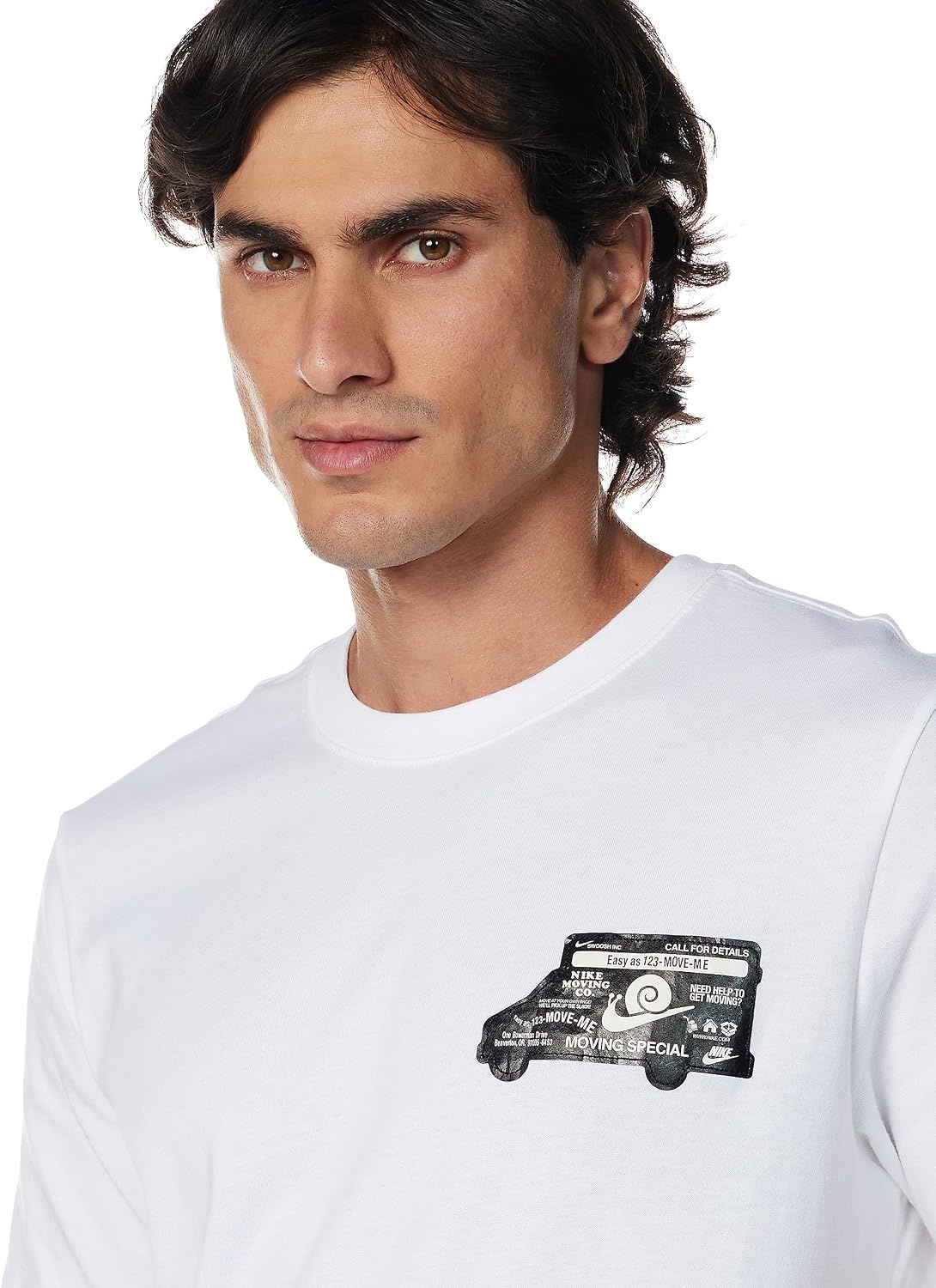 image:imageNike Mens Club Just Do It Graphic TShirtDark Grey Heather