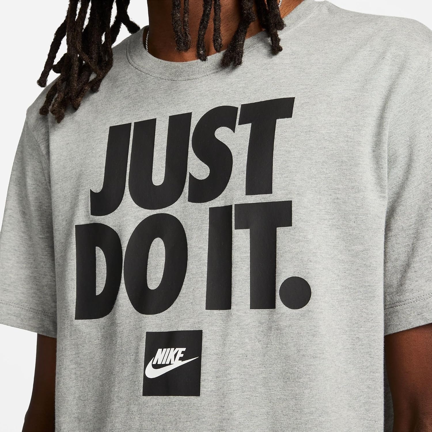 image:imageNike Mens Club Just Do It Graphic TShirtDark Grey Heather