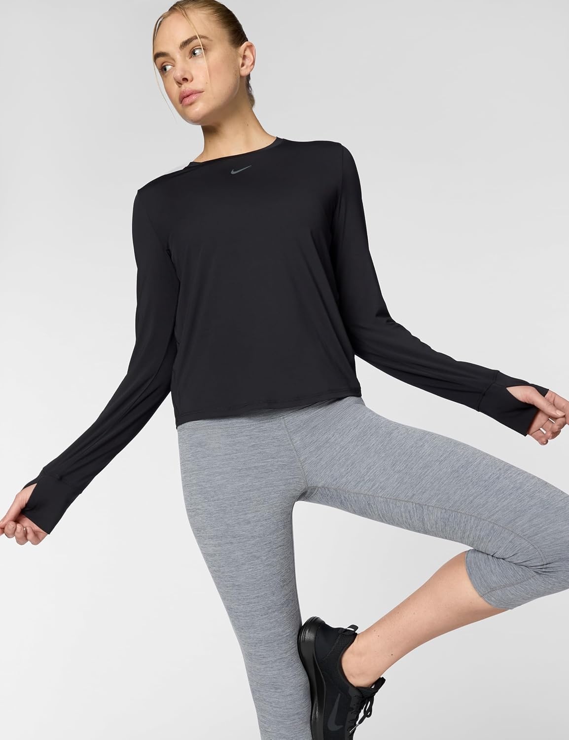 image:imageNike Womens One Classic DriFIT LongSleeve TopBlack