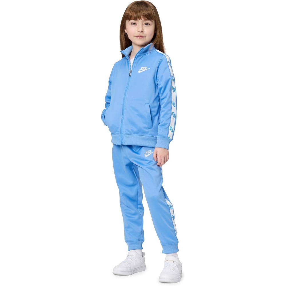 image:imageNike Kids DriFIT Logo Taping Full Zip 2Piece Outfit SetUniversity Blue